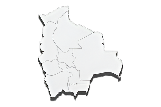 Mapa de Bolivia - Sodiphar